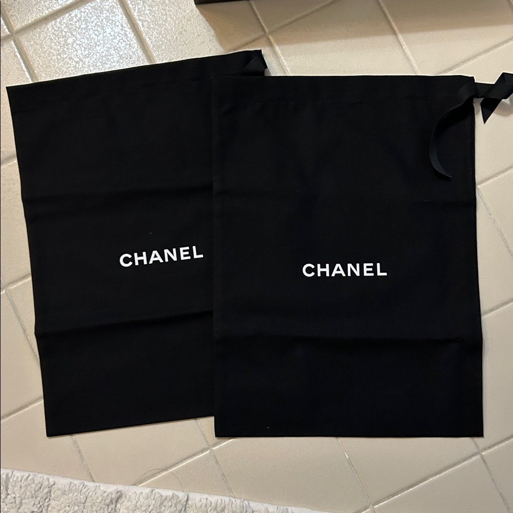 Chanel dust bags. 2pc
